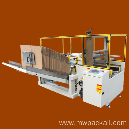 Folding carton box packaging machine carton box case erector